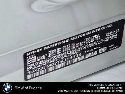 2026 BMW X7 xDrive40i xDrive40i