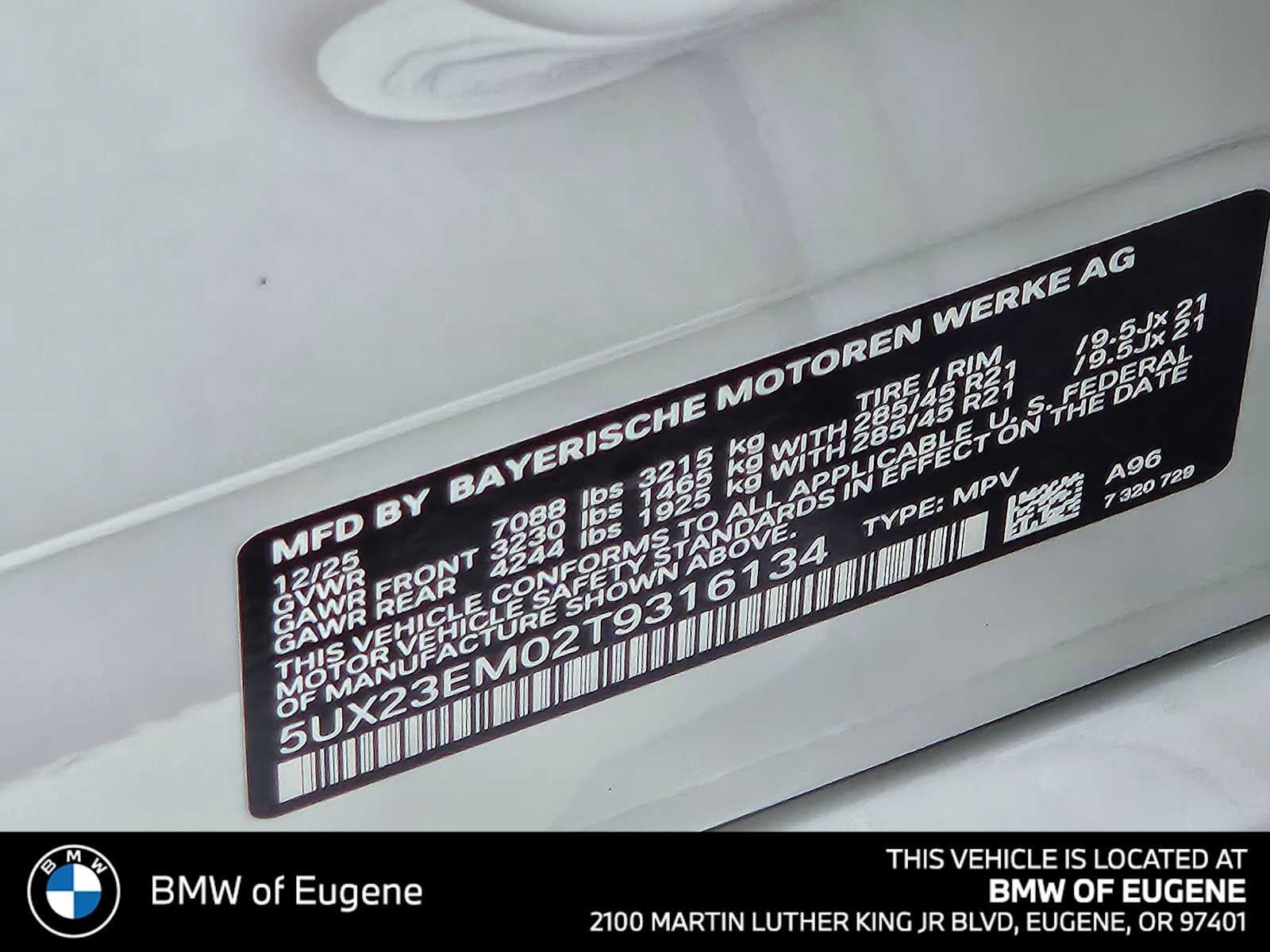 2026 BMW X7 xDrive40i xDrive40i