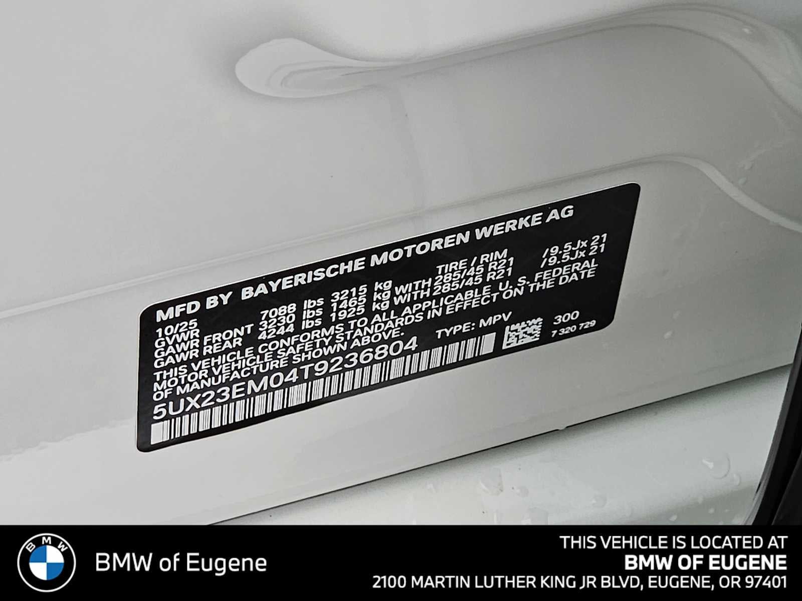 2026 BMW X7 xDrive40i