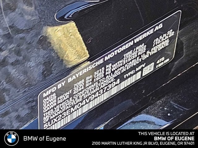 2027 BMW X7 xDrive40i xDrive40i