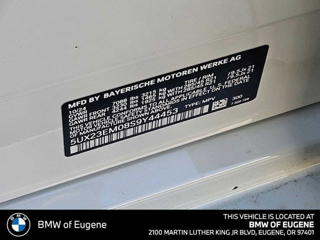 2025 BMW X7 xDrive40i xDrive40i