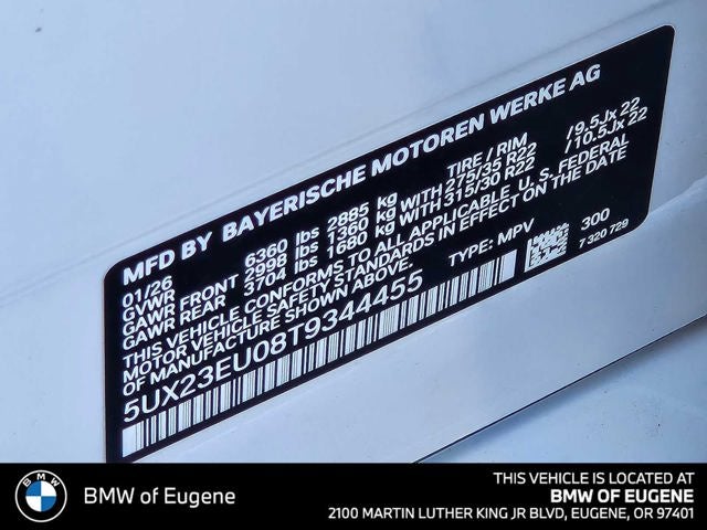 2026 BMW X5 xDrive40i xDrive40i