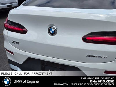 2025 BMW X4 xDrive30i xDrive30i