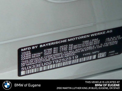 2026 BMW X5 M60i M60i