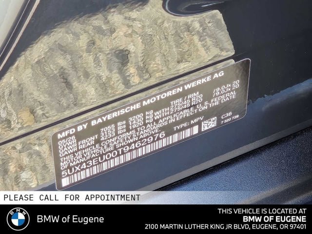 2026 BMW X5 xDrive50e xDrive50e