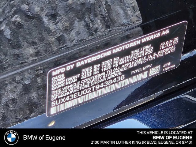 2026 BMW X5 xDrive50e xDrive50e