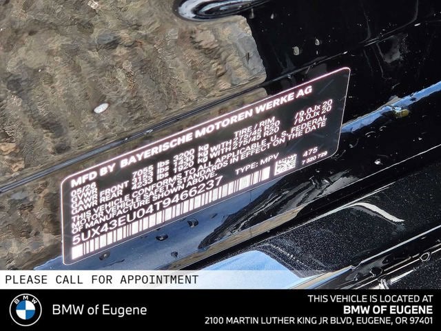 2026 BMW X5 xDrive50e xDrive50e