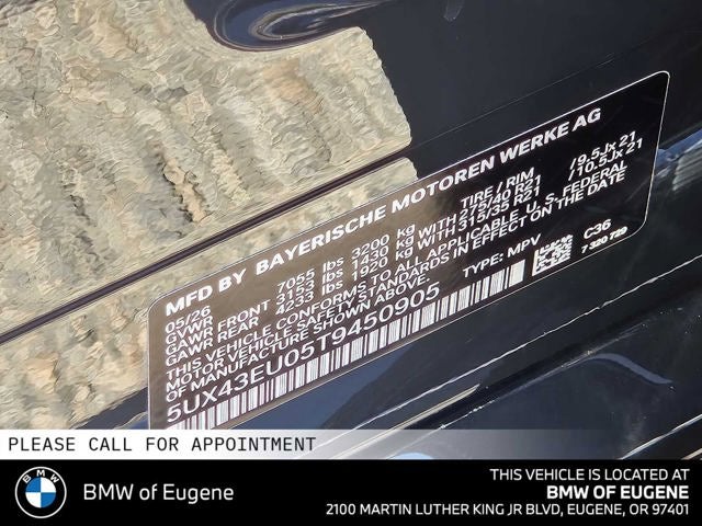 2026 BMW X5 xDrive50e xDrive50e