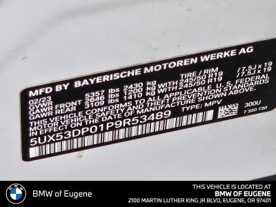 2023 BMW X3 xDrive30i xDrive30i