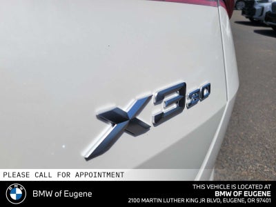 2026 BMW X3 30 xDrive