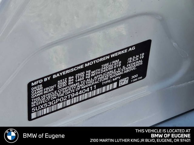 2026 BMW X3 30 xDrive 30 xDrive