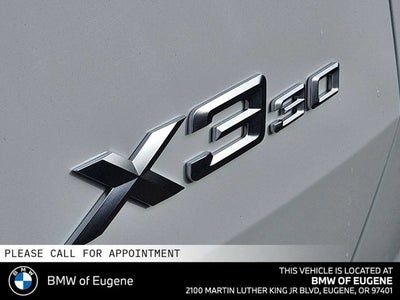 2025 BMW X3 30 xDrive 30 xDrive