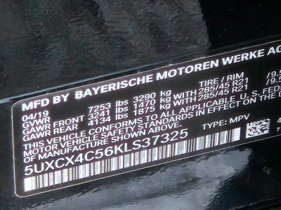 2019 BMW X7 xDrive50i