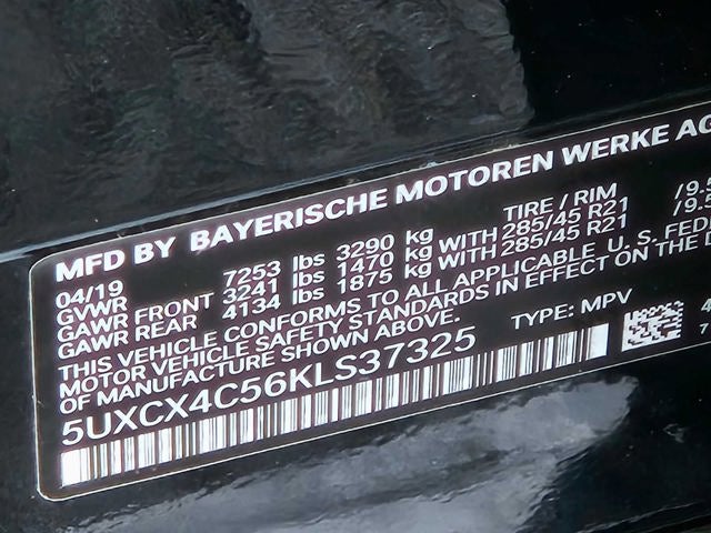 2019 BMW X7 xDrive50i