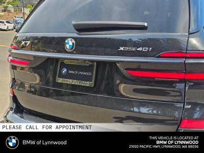 2026 BMW X7 xDrive40i xDrive40i