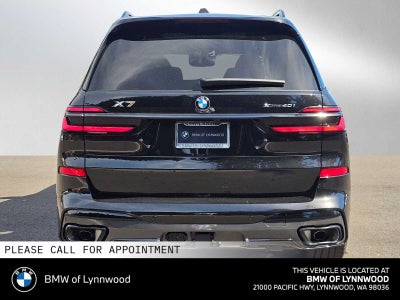 2026 BMW X7 xDrive40i xDrive40i