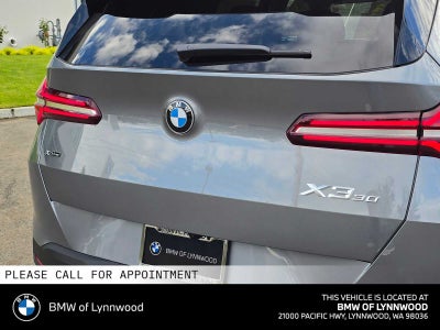 2026 BMW X3 30 xDrive 30 xDrive