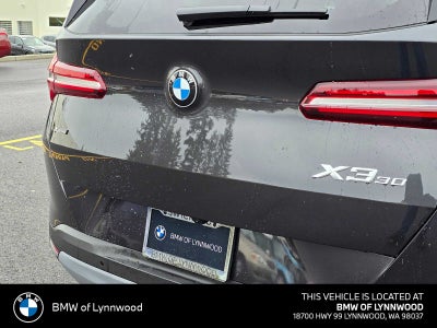 2026 BMW X3 30 xDrive 30 xDrive