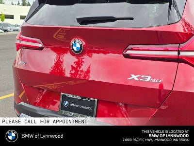 2026 BMW X3 30 xDrive 30 xDrive