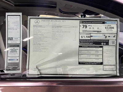 2026 Mercedes-Benz EQS 400 4MATIC® SUV