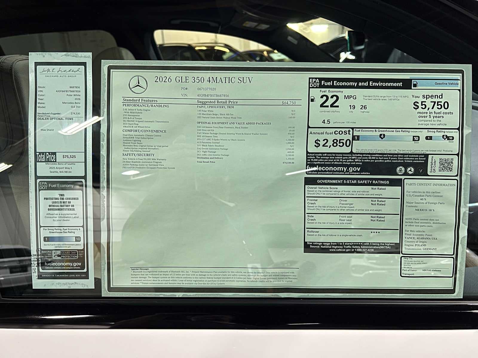 2026 Mercedes-Benz GLE 350 4MATIC® SUV