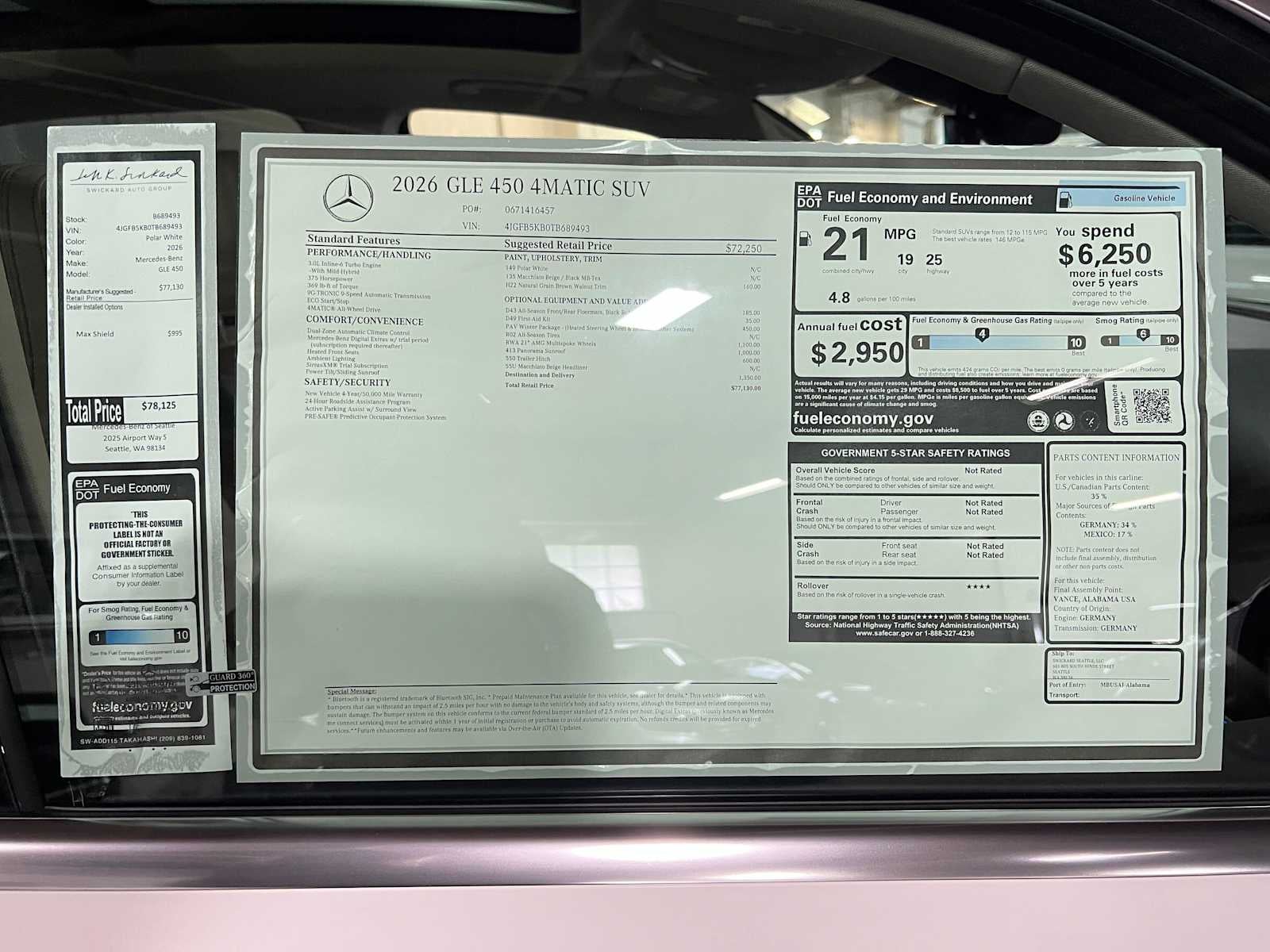 2026 Mercedes-Benz GLE 450 4MATIC® SUV