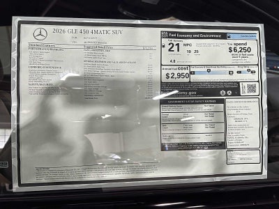 2026 Mercedes-Benz GLE 450 4MATIC® SUV