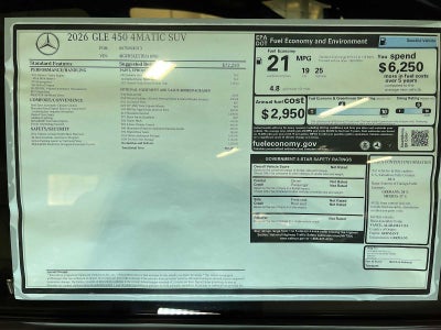 2026 Mercedes-Benz GLE GLE 450