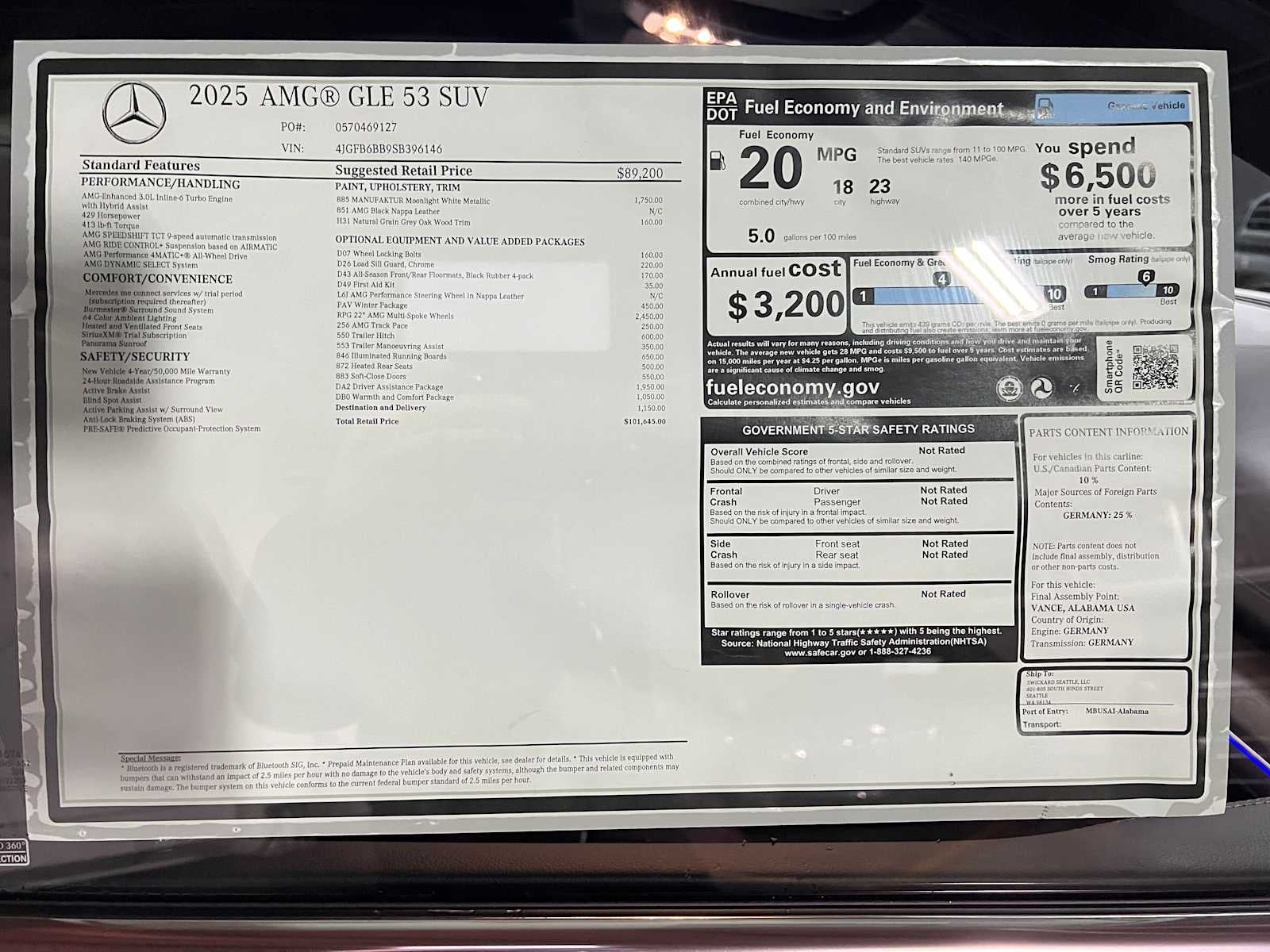 2025 Mercedes-Benz GLE AMG® GLE 53