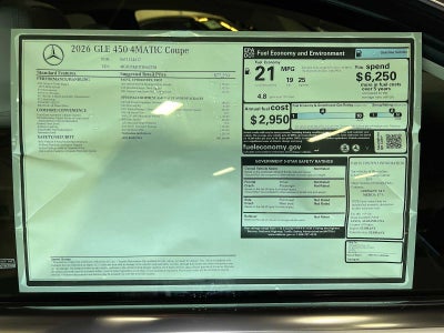 2026 Mercedes-Benz GLE 450 GLE 450