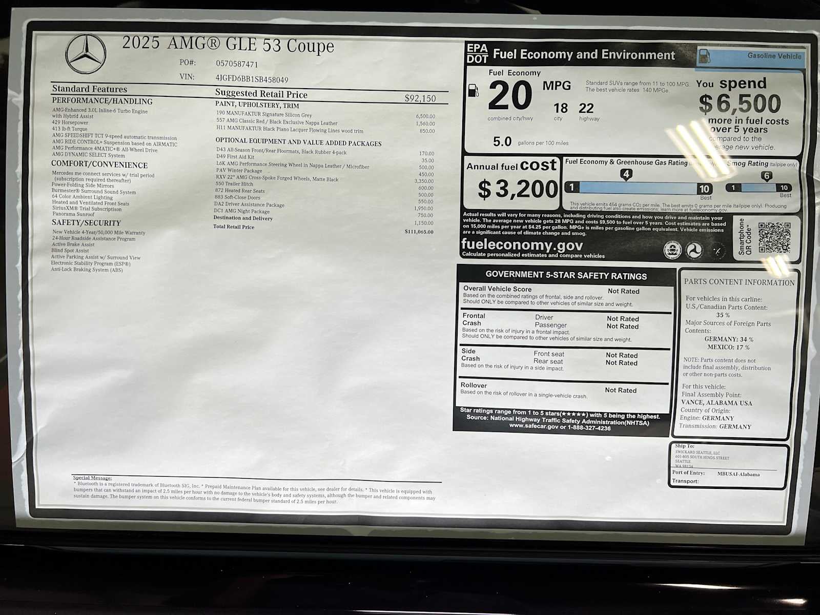 2025 Mercedes-Benz GLE AMG® GLE 53