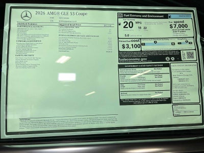 2026 Mercedes-Benz AMG® GLE 53 4MATIC®+ Coupe