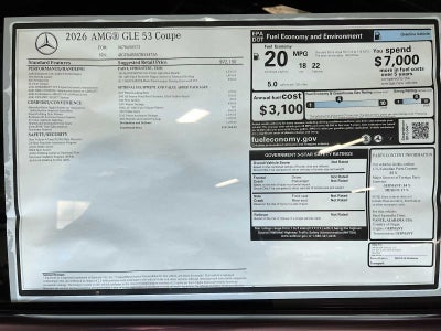 2026 Mercedes-Benz AMG® GLE 53 AMG® GLE 53