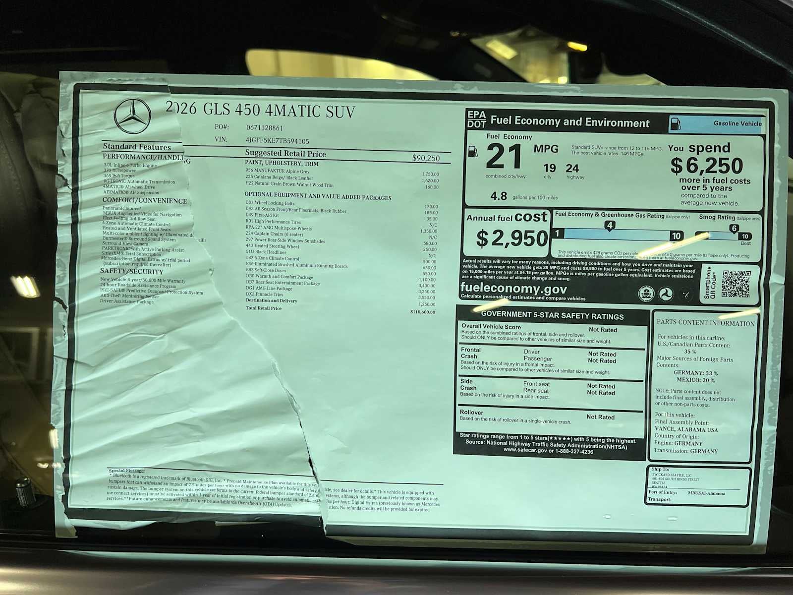 2026 Mercedes-Benz GLS GLS 450