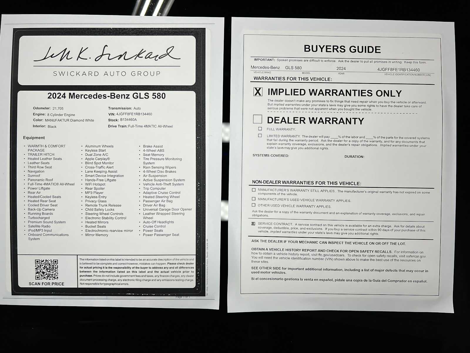 2024 Mercedes-Benz GLS 580 4MATIC® SUV