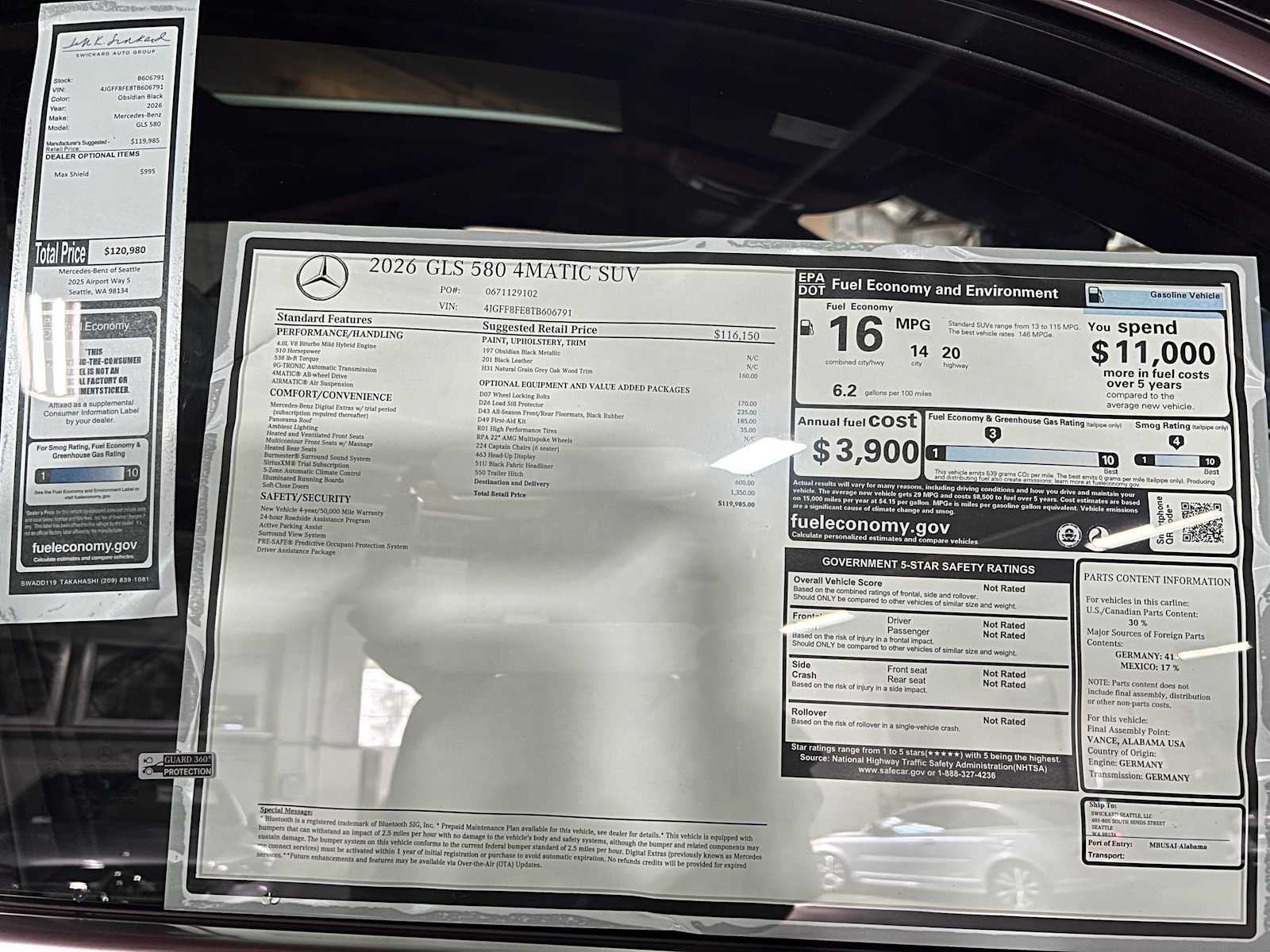2026 Mercedes-Benz GLS 580 4MATIC® SUV