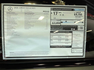 2026 Mercedes-Benz AMG® GLS 63 AMG® GLS 63