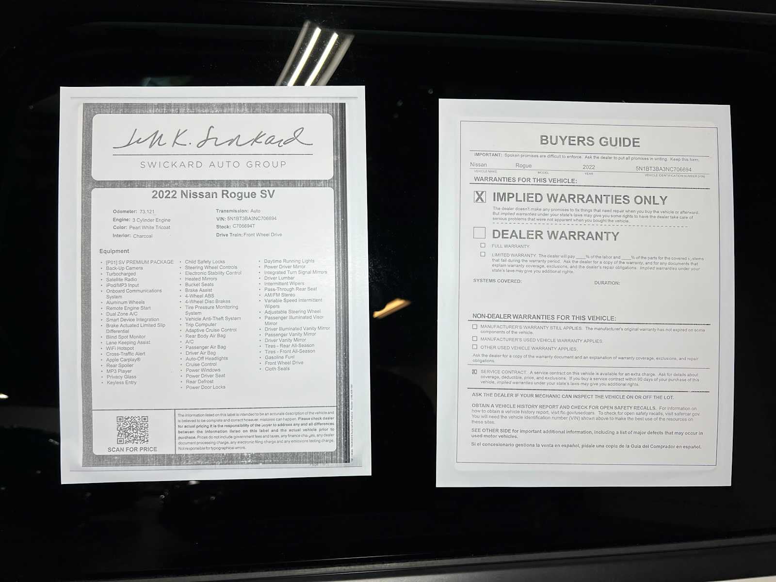 2022 Nissan Rogue SV