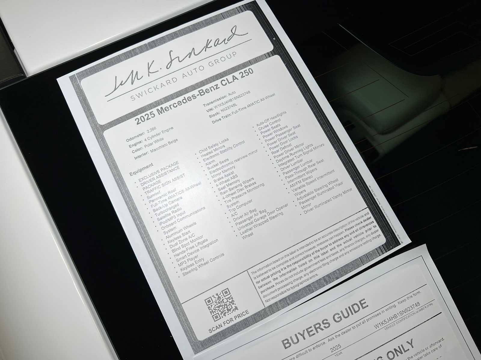 2025 Mercedes-Benz CLA 250 CLA 250