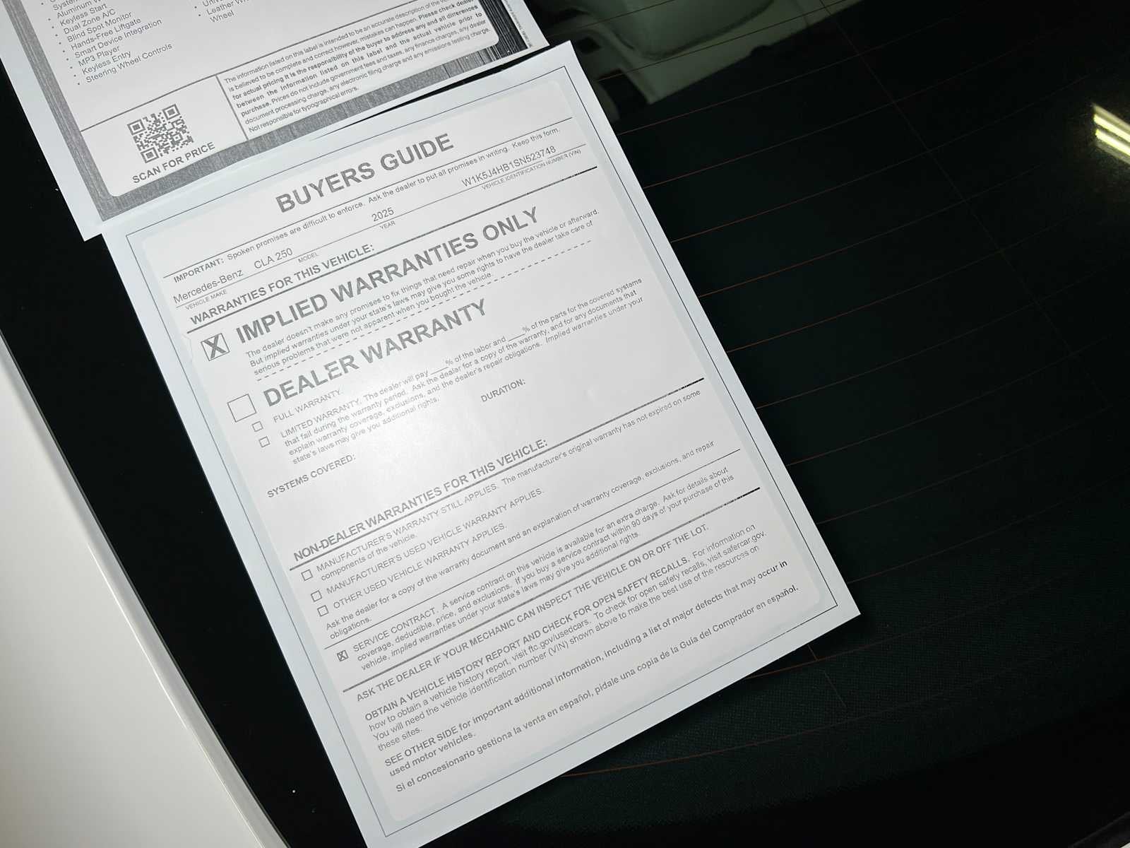 2025 Mercedes-Benz CLA 250 CLA 250