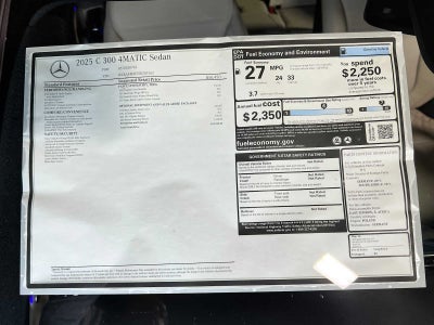 2025 Mercedes-Benz C-Class C 300