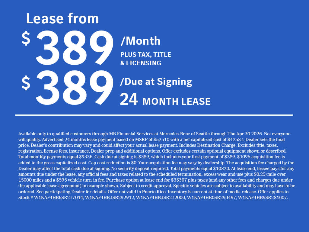 2025 Mercedes-Benz C 300 4MATIC® Sedan