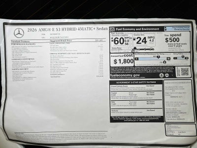 2026 Mercedes-Benz AMG® E 53 E 4MATIC®+ Sedan
