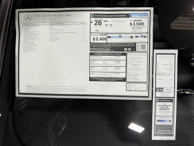 2026 Mercedes-Benz CLE 450 4MATIC® Coupe
