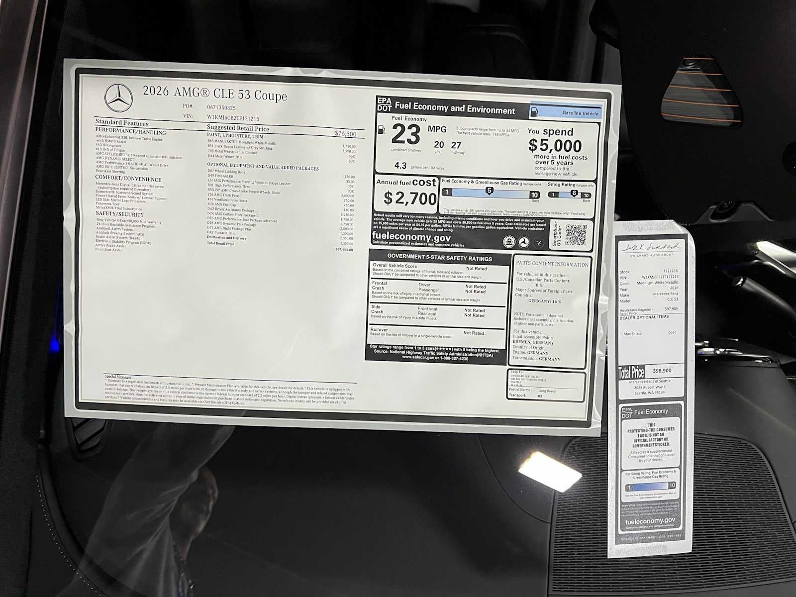 2026 Mercedes-Benz AMG® CLE 53 4MATIC®+ Coupe