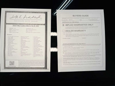 2025 Mercedes-Benz GLB GLB 250