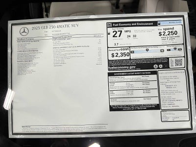 2025 Mercedes-Benz GLB 250 4MATIC® SUV