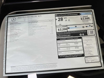 2026 Mercedes-Benz GLA GLA 250