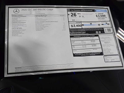 2026 Mercedes-Benz GLC GLC 300