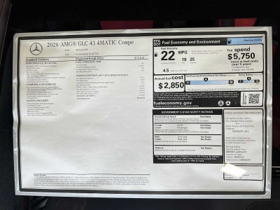 2026 Mercedes-Benz AMG® GLC 43 4MATIC® Coupe